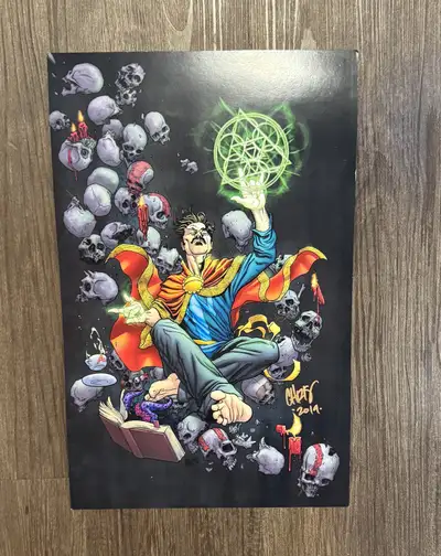 Dr Strange art print signed by artist Chris Johnson, View more