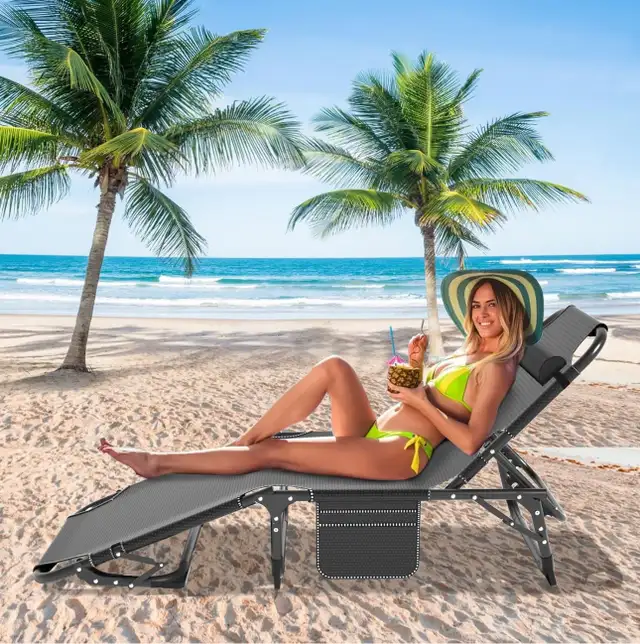 Brand New Folding Lounge Chairs – Perfect for Outdoor Relaxation in Patio & Garden Furniture in Strathcona County - Image 5