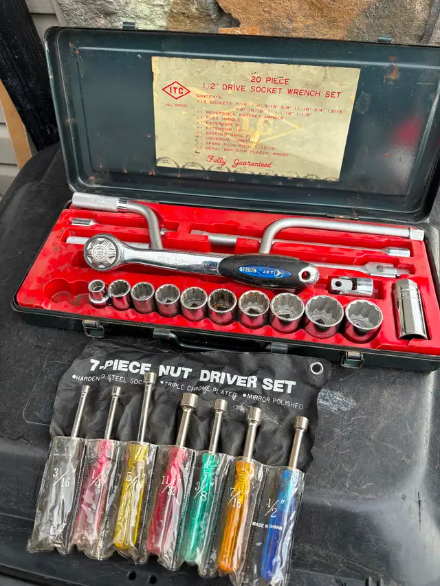 ITC and JET 1/2 Drive Socket Set in Hand Tools in Calgary - Image 2