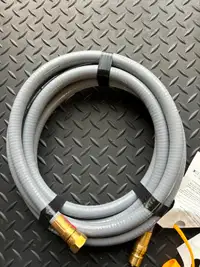 Natural gas fire table hose