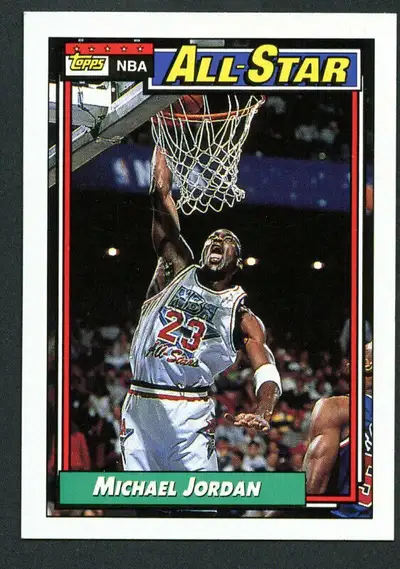 1992-93 Topps Gold#115 Michael Jordan All Star Bulls Short Print, View more