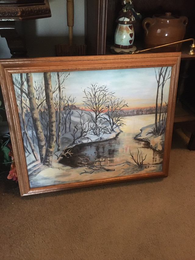 Original oil painting quite bay in Arts & Collectibles in Ottawa - Image 4