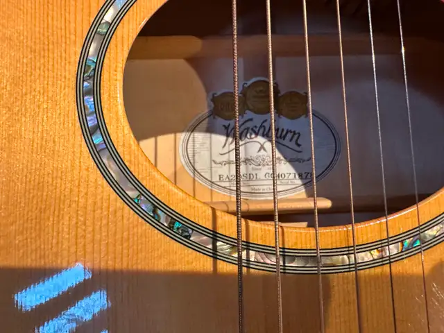 Washburn EA20SDL Electric Acoustic Guitar - perfect condition in Guitars in Edmonton - Image 6