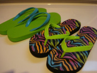 Brand new Toddler Girls Size 6.5 Flip Flops