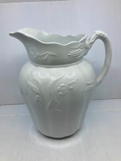 Pichet broc pot à eau gerbe de blé Alfred Meakin England 1920, View more