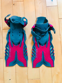 Flippers body glove and US divers