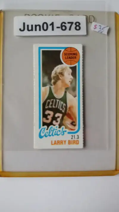 1980-81 Topps #30 LARRY BIRD Scoring Leader Boston CELTICS Rc, View more