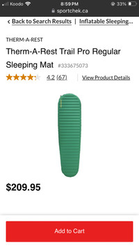 Therm-A-Rest sleeping pad