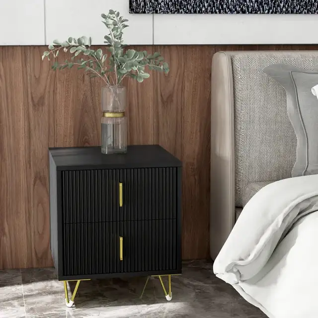 Larger bedside Table, Nightstand w/ 2 Drawers,  End Table  in Other Tables in Markham / York Region - Image 3