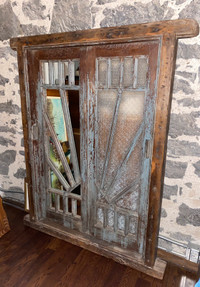 PRICE DROP - Antique Door Frame Mirror - From India