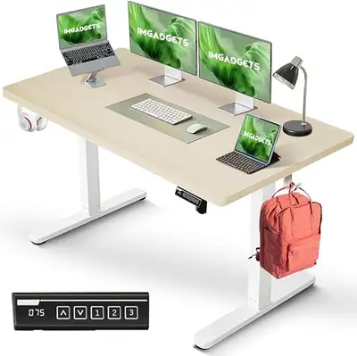 NEW 47 x 24 Inches Height Adjustable Electric Standing Desk, View more