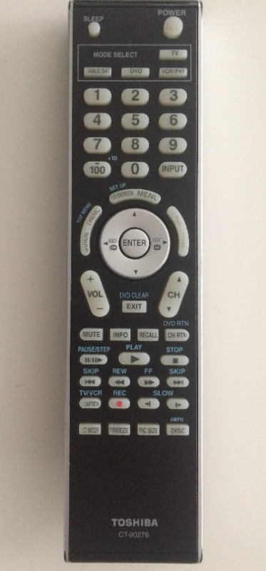 Toshiba TV Remote Control CT-90276 in Video & TV Accessories in London