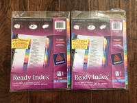 Avery Ready Index A-Z Table of Content (2 pack)