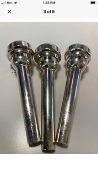 Trumpet Mouthpieces  - Bach, Curry, Warburton