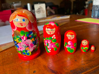 Vintage USSR Matryoshka Dolls (Nesting Dolls)