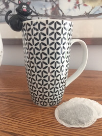 Mug and Loose Leaf Tea Strainer