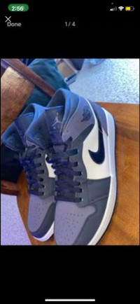 Jordan 1 sanded obsidian purple