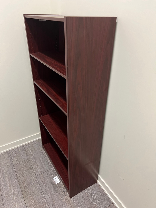 4 shelf bookcase - mahogany  in Bookcases & Shelving Units in Oakville / Halton Region - Image 2