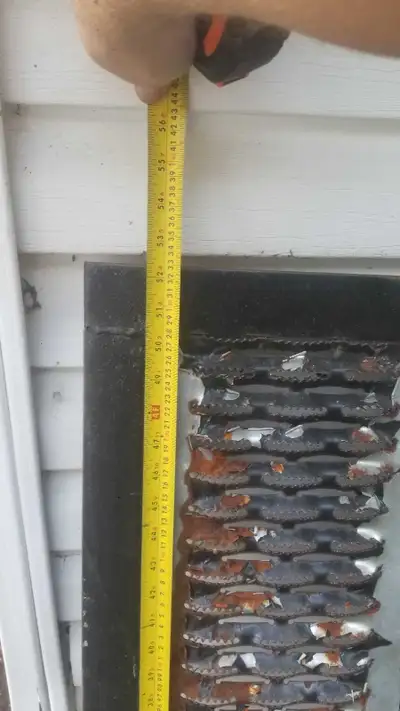 Extremely solid trailer ramp. 52" long by 75" wide. Built with multiple steel ramps welded together....