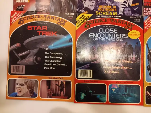 Vintage 70s and 80s Magazines Horror Sci FI Movie in Arts & Collectibles in Kitchener / Waterloo - Image 6