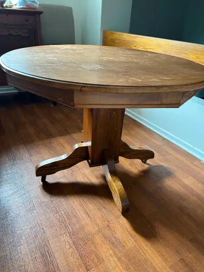Cute solid wood table (priced to sell fast!), View more
