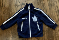 Roots x Maple Leafs Apparel Kids Size XS (4-5) Zipper Sweatshirt