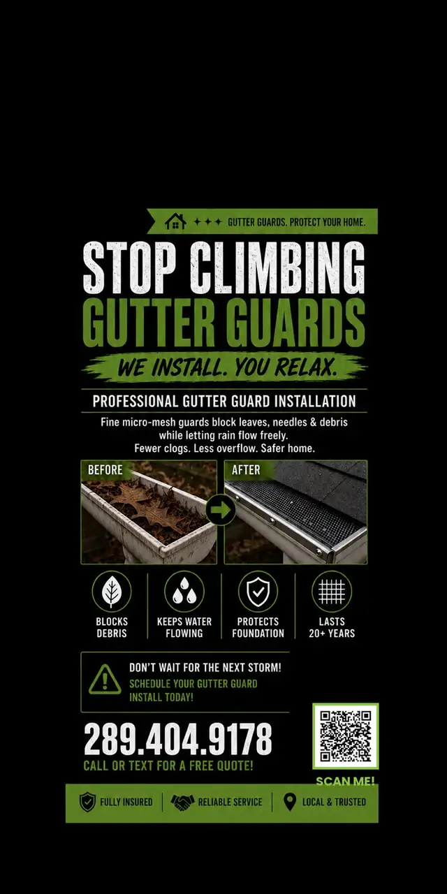 Gutter and window cleaning 