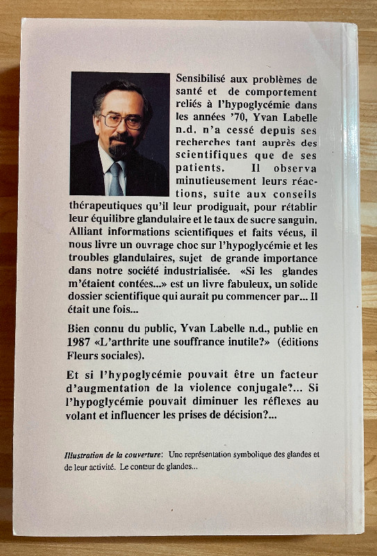 Si les glandes m’étaient contées…mieux comprendre l’hypoglycémie dans Manuels  à Trois-Rivières - Image 2