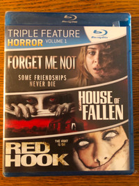 Horror Movie Triple Feature on Blu-Ray (new)