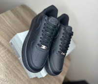 New Black Nike Air Forces