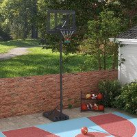 7.5-10FT Portable Basketball Hoop, Dual-use for Swimming Pool or