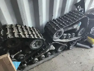 Like new 4TS camoplast UTV tracks. Have brackets for polaris ranger 500 midsize.