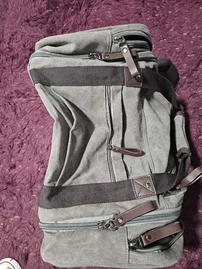 Canvas duffel bag, View more