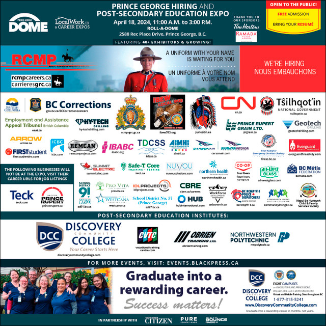 Prince George Job Fair in Events in Prince George