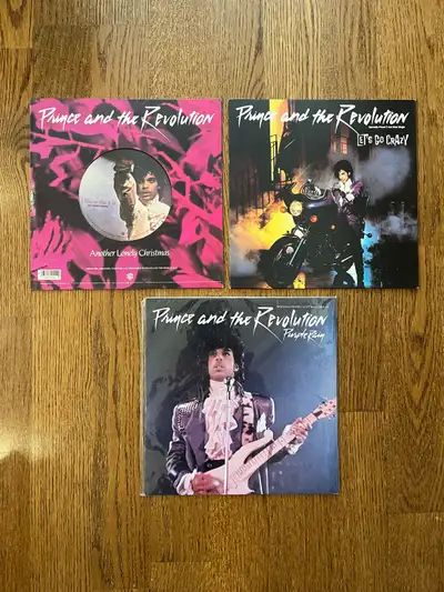 set 44: Prince vinyl records, View more