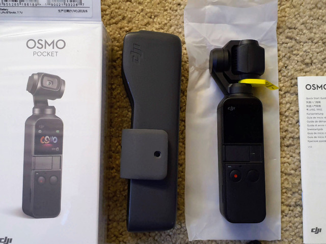 DJI Osmo pocket 4K60 3 Axis gimbal stabilizer cam in Cameras & Camcorders in Saint John