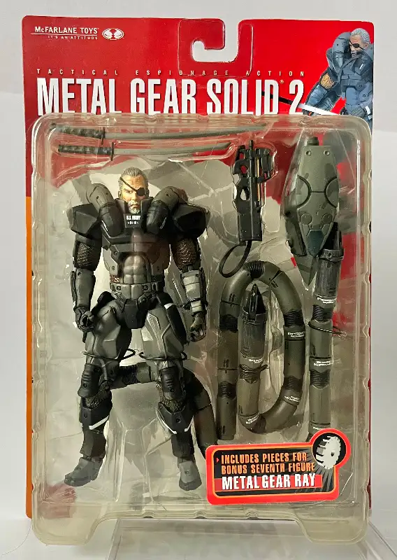 McFarlane Metal Gear Solid 2 Sons of Liberty SOLIDUS SNAKE New