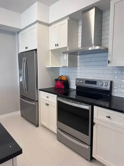 2 bed, 2.5 bathroom, two year old condo with one parking spot. Ensuite main bedroom, in unit laundry...