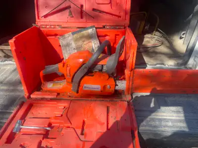 Husqvarna chainsaw., View more