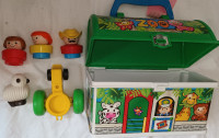 Vintage Fisher Price Little People Play N Go Lunch Boxes - Zoo