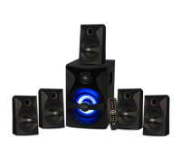 New - Acoustic Audio Bluetooth Surround-Sound-5.1 - 6 Speakers