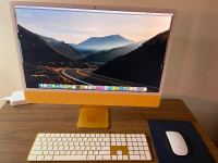 Apple M1 iMac 24-inch 2021 Yellow