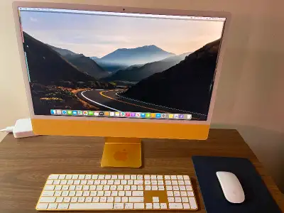 #40 Apple M1 iMac 24-inch 2021 Yellow, View more