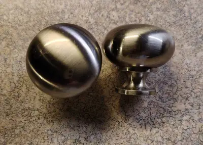 Brushed nickel cabinet knob pulls, View more