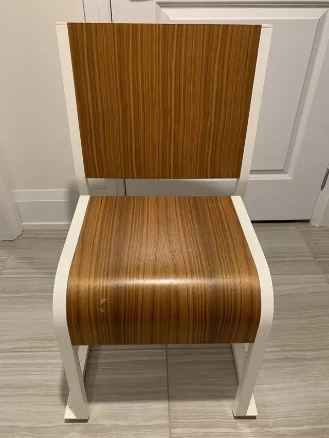Pair of Mid Century Modern Solid Wood Chairs in Dining Tables & Sets in City of Toronto - Image 6