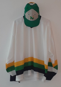 Casquette Et Chandail De Hockey Minnesota North Stars Cap Jersey