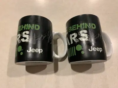 2 Jeep Life Behind Bars Coffee Mugs-Unused! , View more