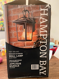 Exterior wall lamp - Hampton Bay brand new 