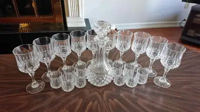 Crystal Whisky & Wine decanter set., View more