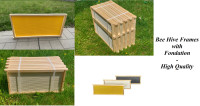 10 Assembled Beehive Frames with FoundatiWeb: beeframes.caon